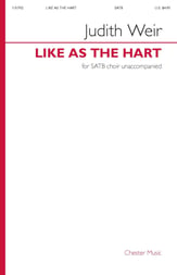 Like As The Hart SATB choral sheet music cover